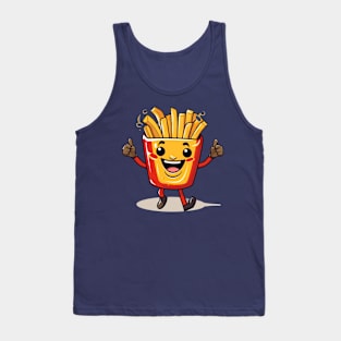 kawaii french fries T-Shirt cute ,potatofood funny Tank Top